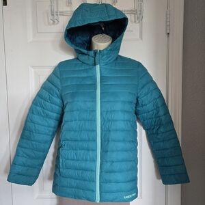 Kids Teal Puffer Jacket